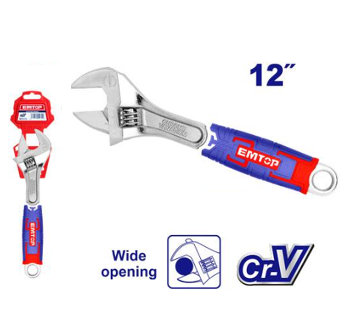 EAWH131201 Adjustable Wrench 12 inch