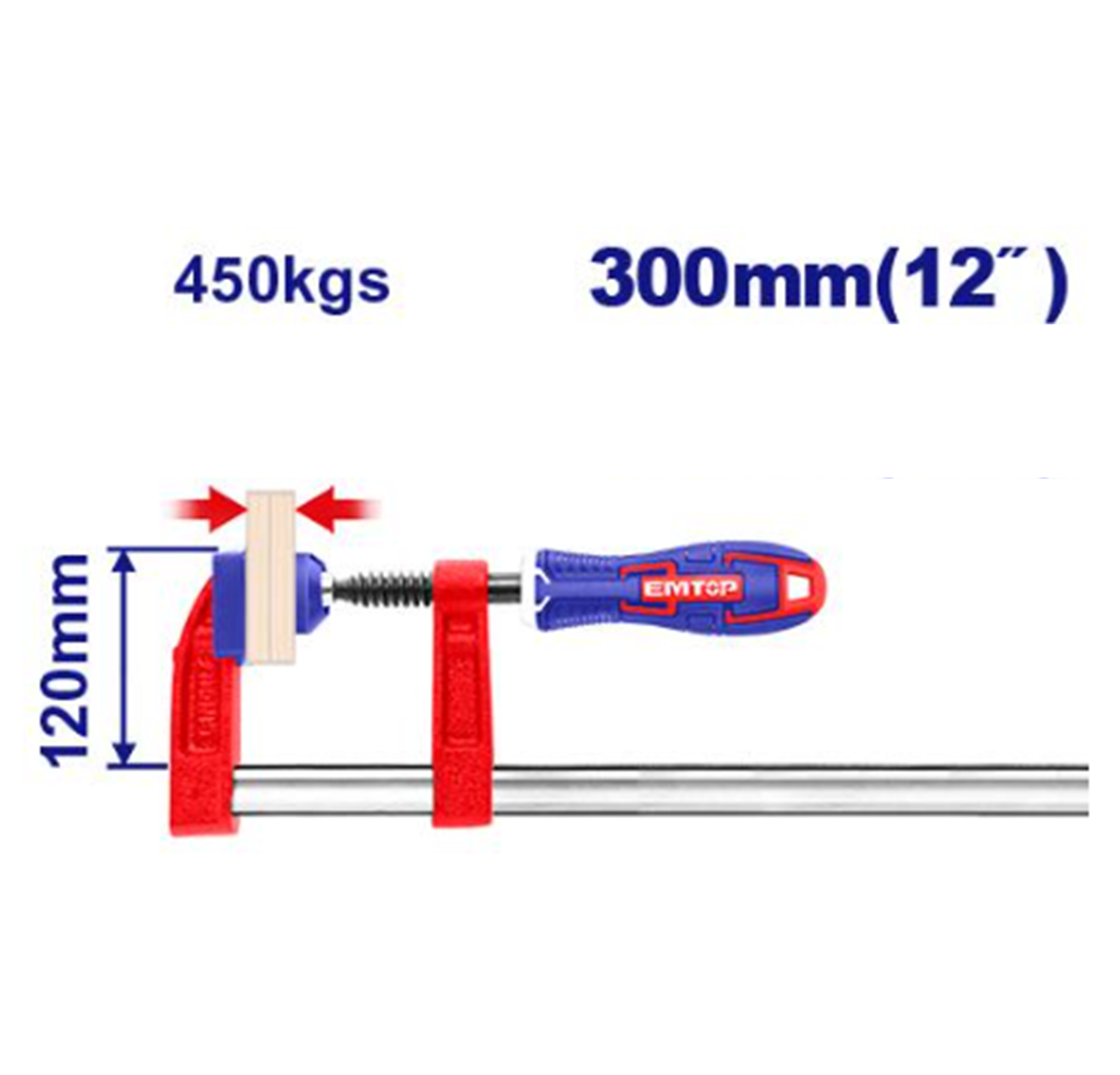 ECLPF12101 F Clamp 120×300mm