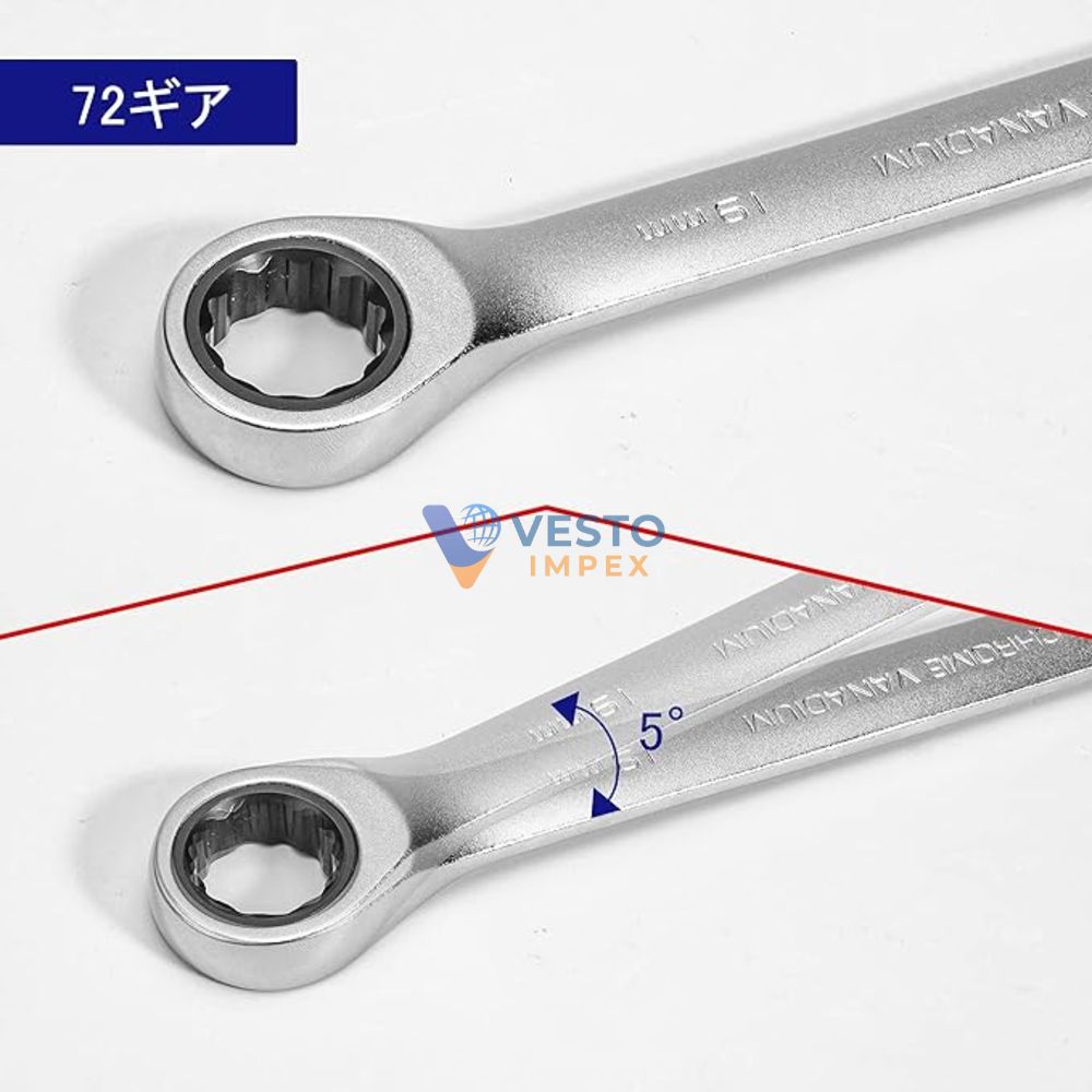Emtop Ratchet Spanner Set - Image 2