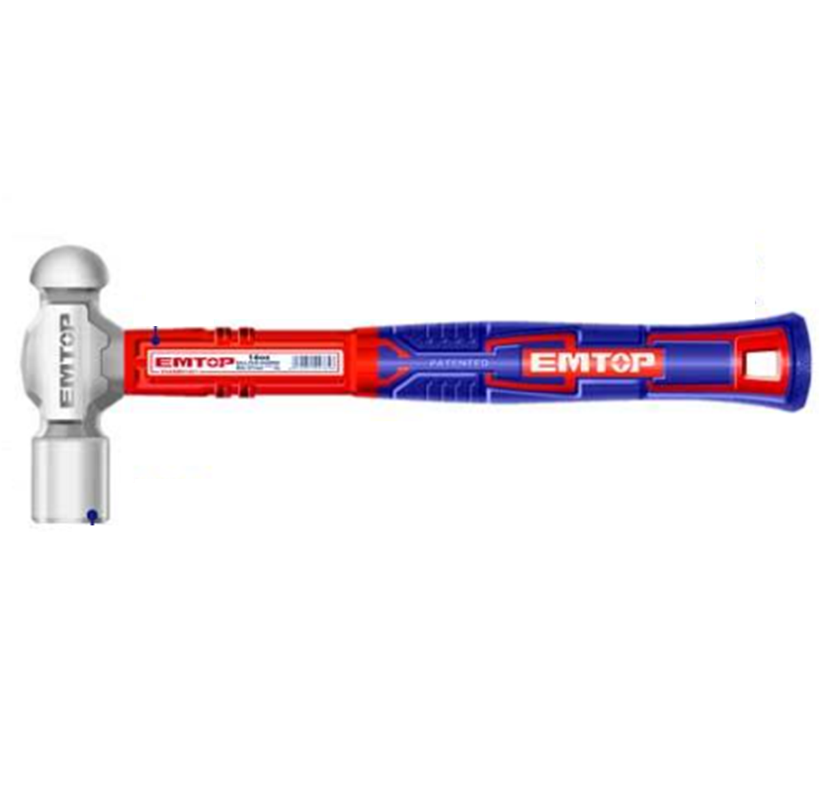 Fiberglass Handle Ball Pein Hammer 16oz (450g) - Image 2
